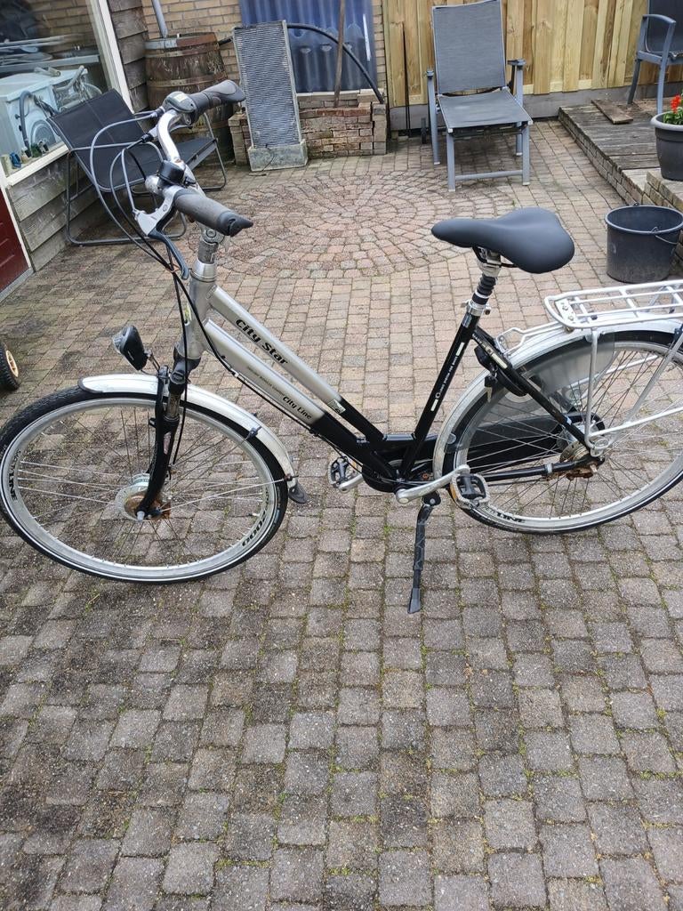 City star, Gebruikt, Versnellingen, 50 tot 53 cm, Trommelrem