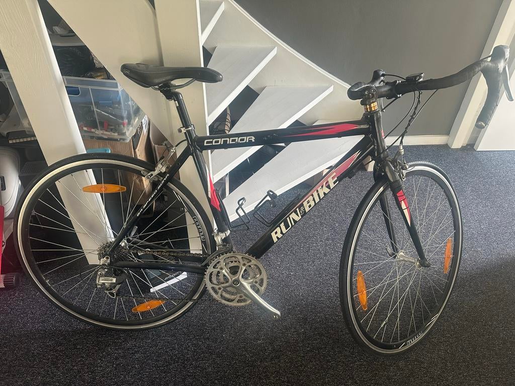 Run & bike fiets met kilometerteller, Fietsen en Brommers, Fietsen | Racefietsen, 28 inch, Gebruikt, Heren, Aluminium