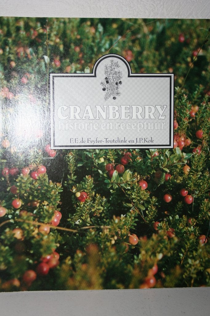 Feyfer Teuteling - Cranberry historie receptuur, Bloemen, Planten en Bomen, Ophalen of Verzenden, Zo goed als nieuw, Feyfer Teuteling