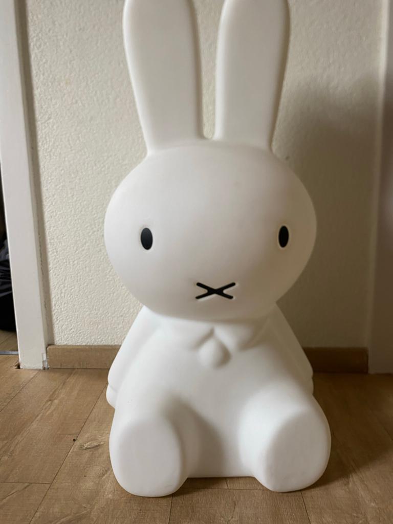 Grote Nijntje 80 cm - Decoratie zonder lamp, Ophalen, Overige merken, Konijn, Nijntje