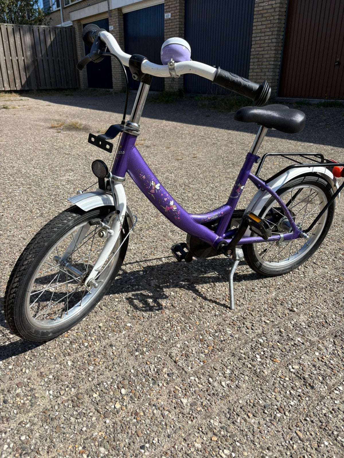 Meisjes fiets 16 inch aldo, Fietsen en Brommers, Fietsen | Kinderfietsjes, Ophalen, Gebruikt, 16 tot 20 inch