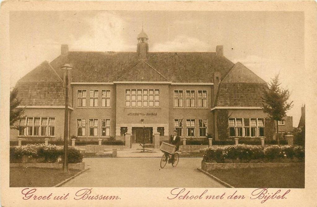 388-245-033 Bussum School met den Bijbel, Verzenden, Voor 1920, Noord-Holland