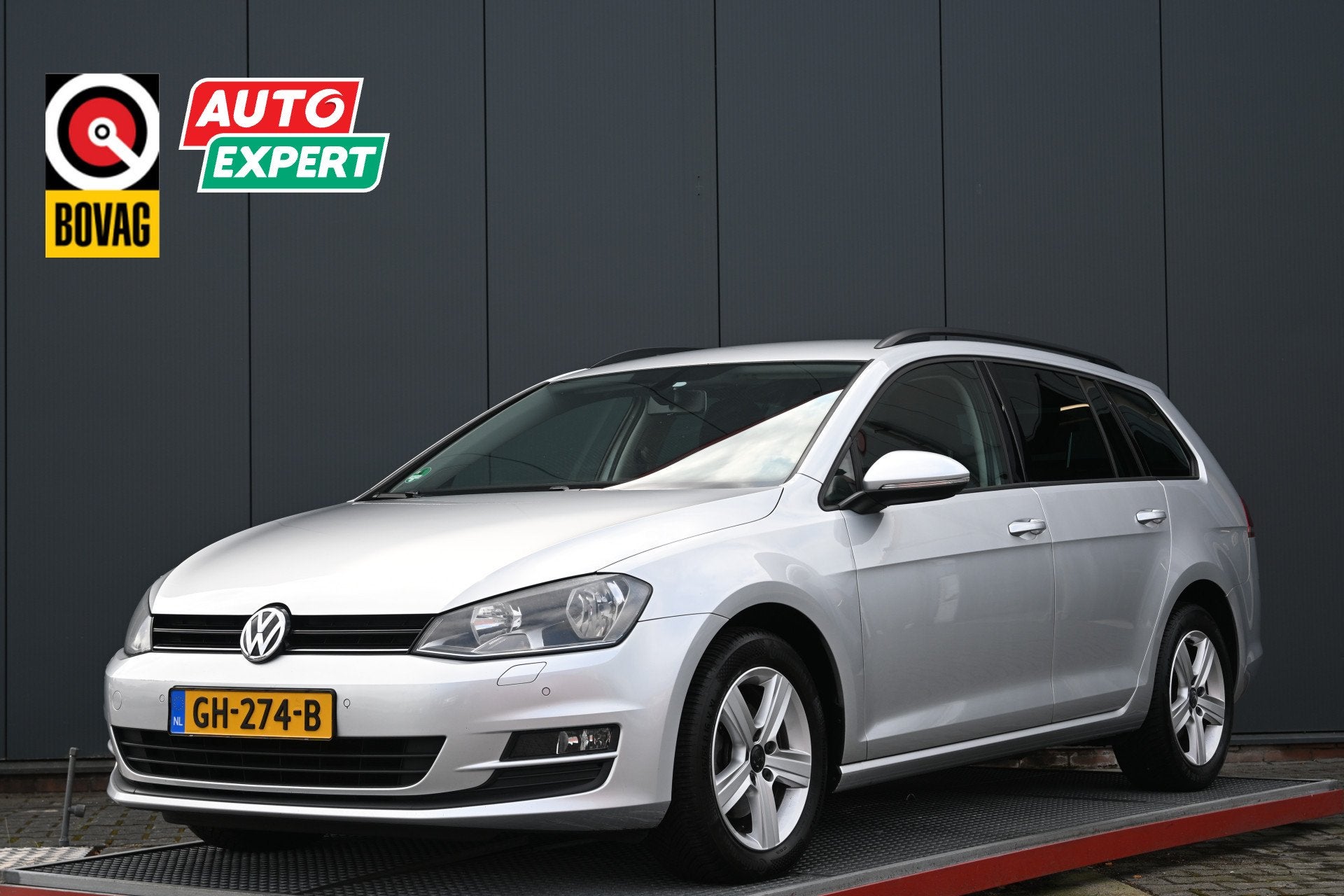 Volkswagen Golf Variant 1.2 TSI Highline trekhaak automaat, Euro 5, Stof, Gebruikt, Zwart