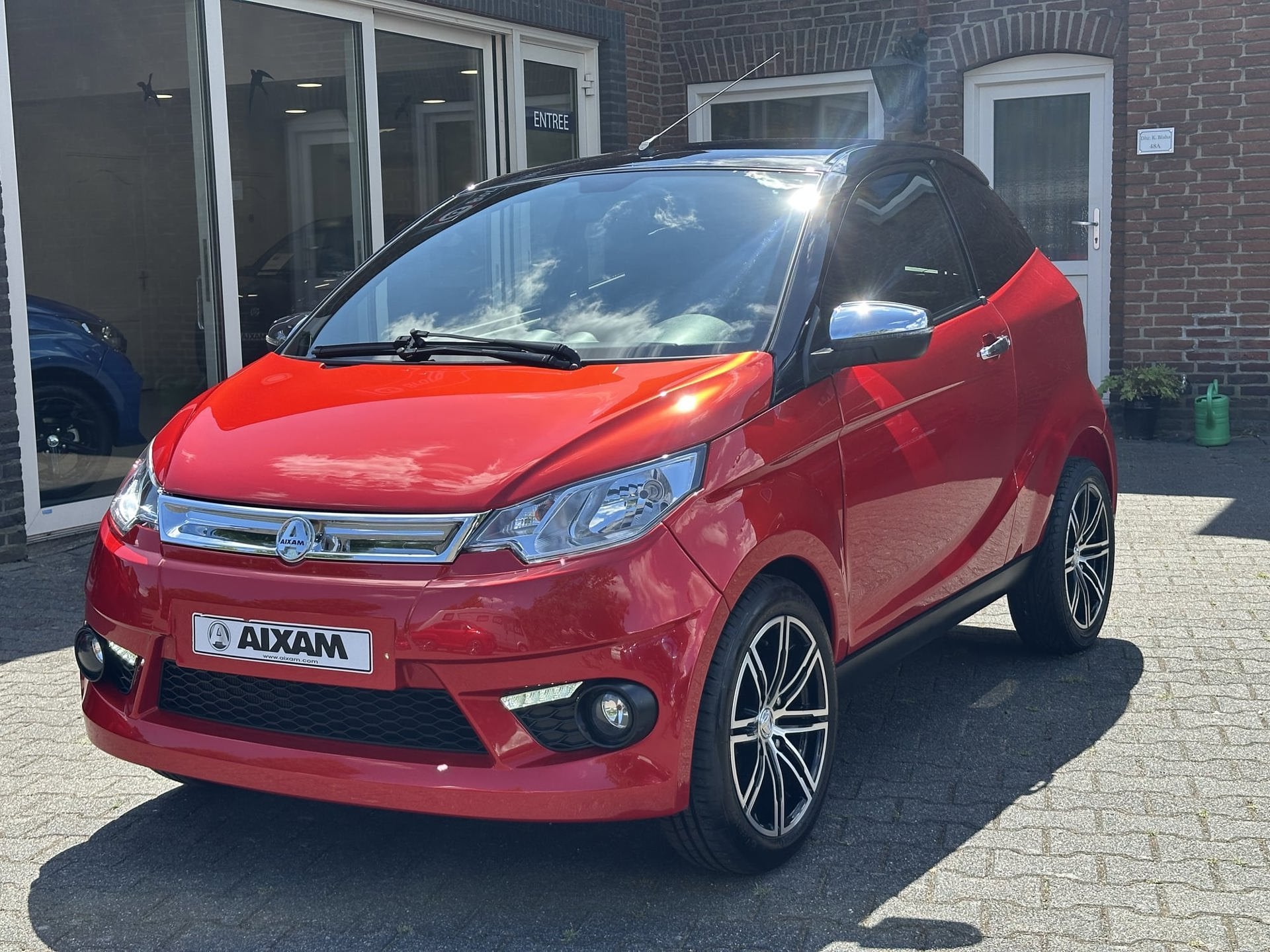 Aixam Brommobiel Coupé Evo | 45km | 2018 - Parelmoer rood, Gebruikt, Overige merken