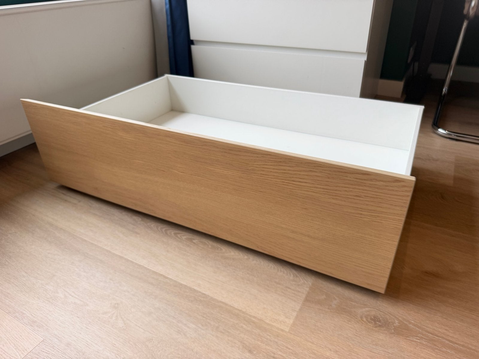 2x IKEA MALM lade voor onder bed, Ophalen, Overige kleuren, Tweepersoons, 140 cm