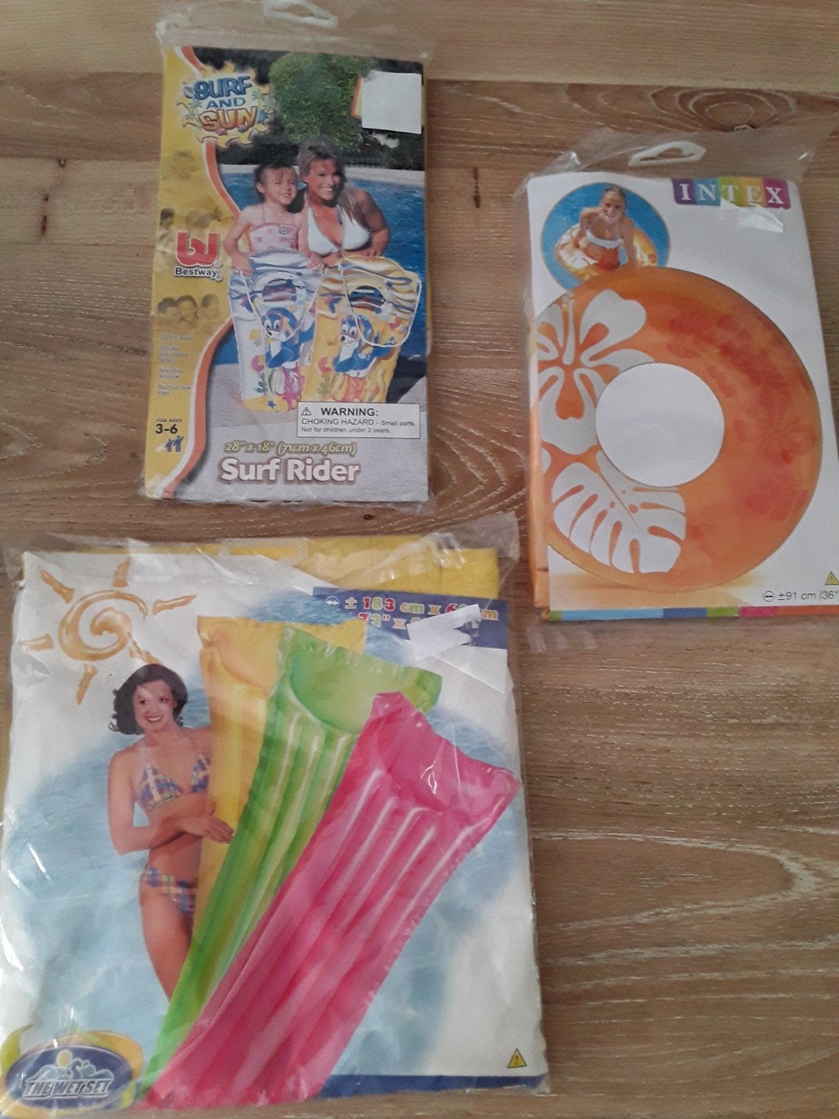 Nieuwe opblaasartikelen: Surf Rider, zwemband, luchtbed., Ophalen of Verzenden, Nieuw