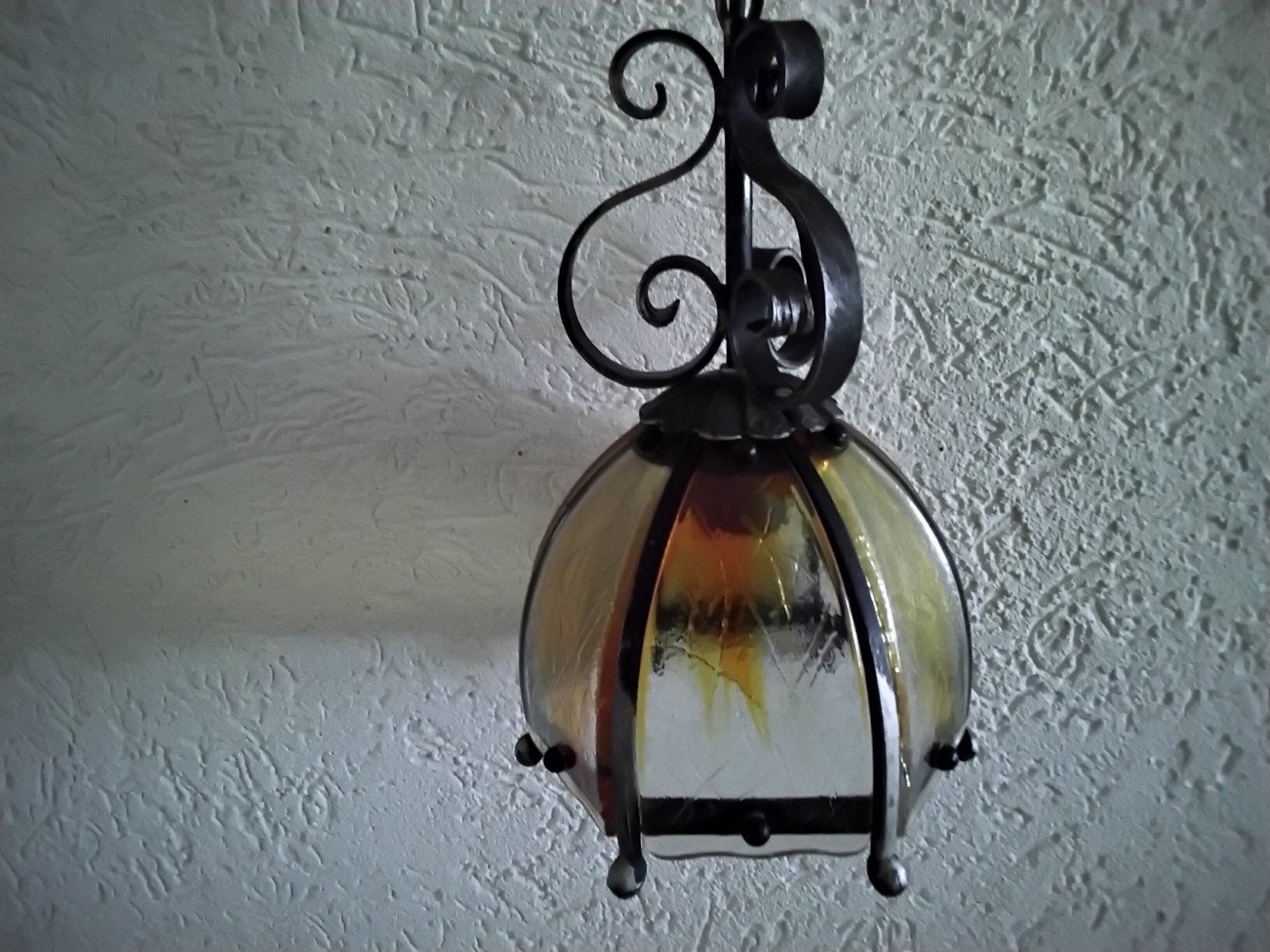 Hanglamp., Ophalen, Glas