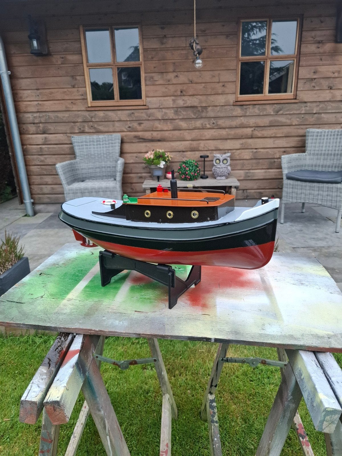 Rc opduwer 53 cm, Ophalen