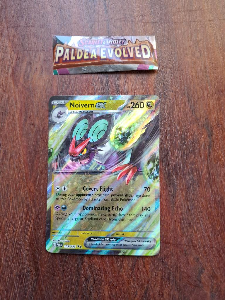 Pokemon Noivern EX (PAL 153/193) Paldea Evolved, Ophalen of Verzenden, Nieuw, Meerdere kaarten, Foil