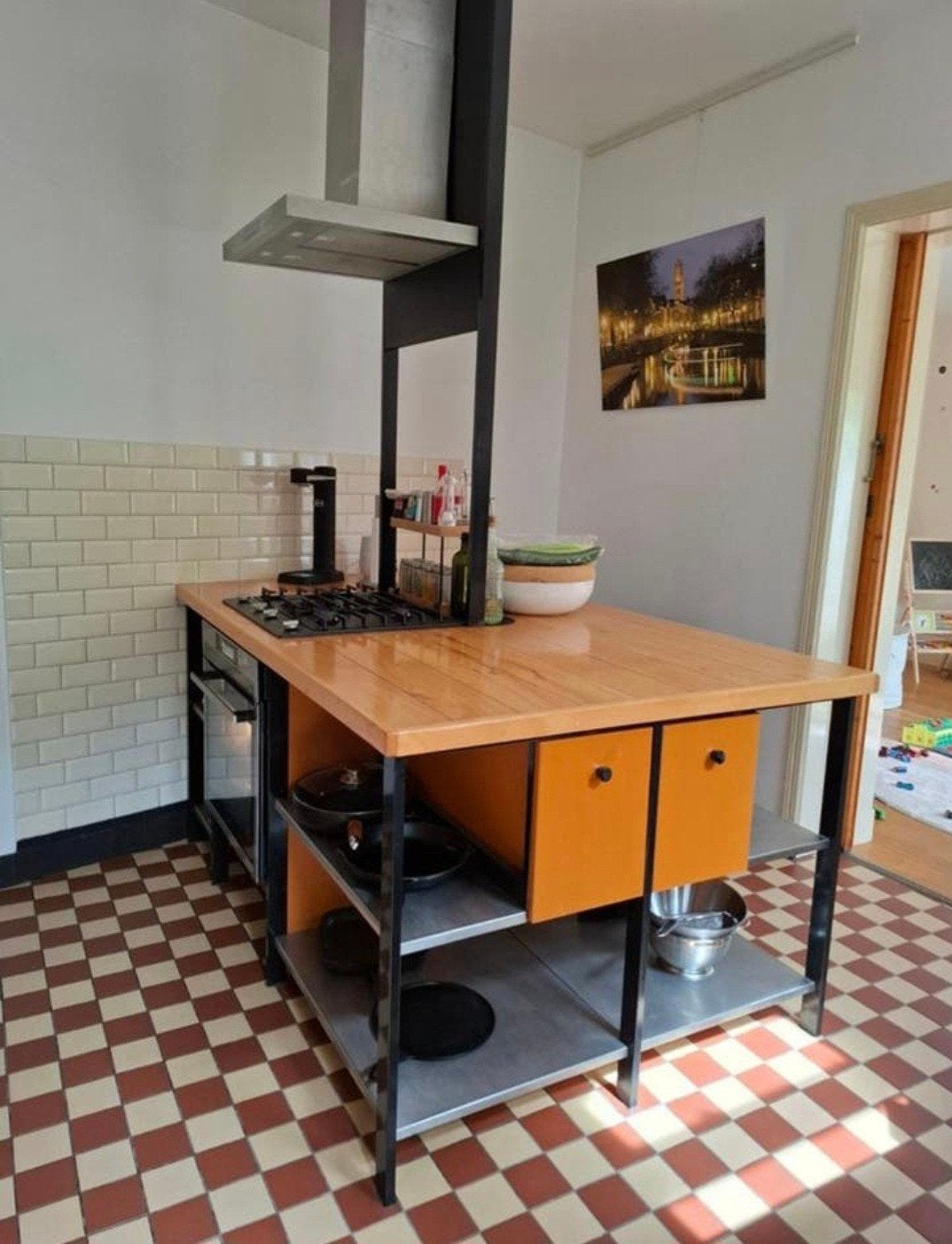 Uniek keukenblok incl/excl apparatuur - eind juli ophalen, Ophalen, Gebruikt, Overige kleuren, Overige typen