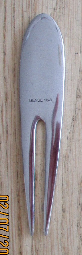 Gense 18-8 Appetize roestvrijstalen vorkje: Scandinavisch, Ophalen of Verzenden, Zo goed als nieuw, Rvs of Chroom