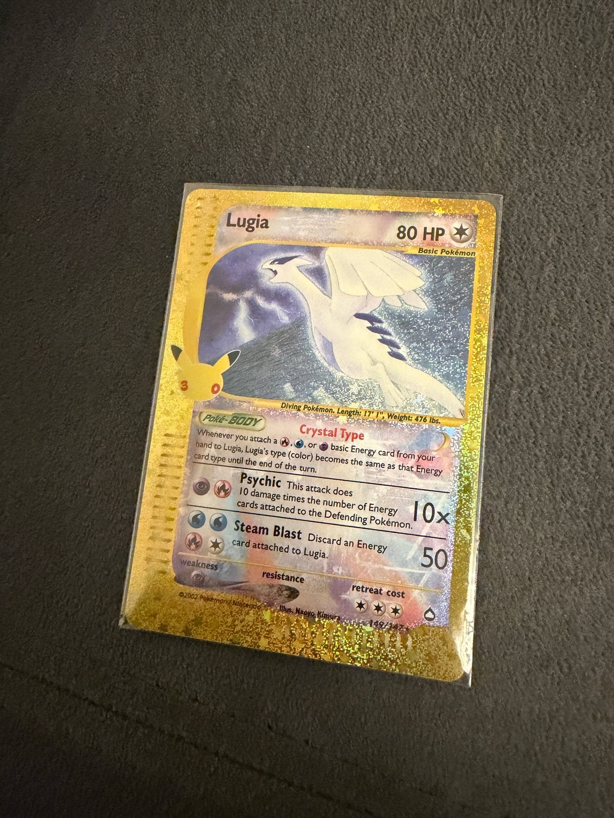 Lugia 30th Celebrations (30c AQ 149) Pokémon kaart, Ophalen, Nieuw, Losse kaart