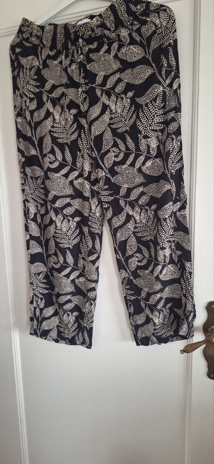 Fransa 7/8 Katoenen Zomer Pantalon - Maat 42, Fransa, Zwart, Maat 42/44 (L), Ophalen of Verzenden