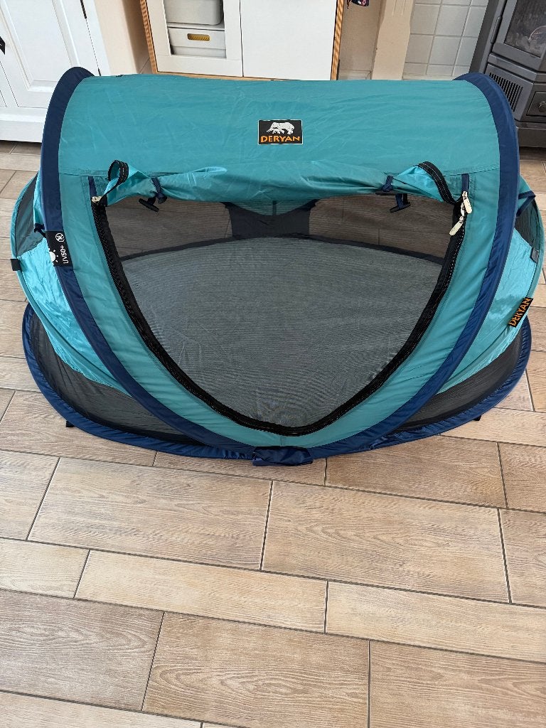 Deryan Travel Cot Peuter Luxe Ocean – zo goed als nieuw, Kinderen en Baby's, Babywiegjes en Ledikanten, Ophalen of Verzenden, Zo goed als nieuw