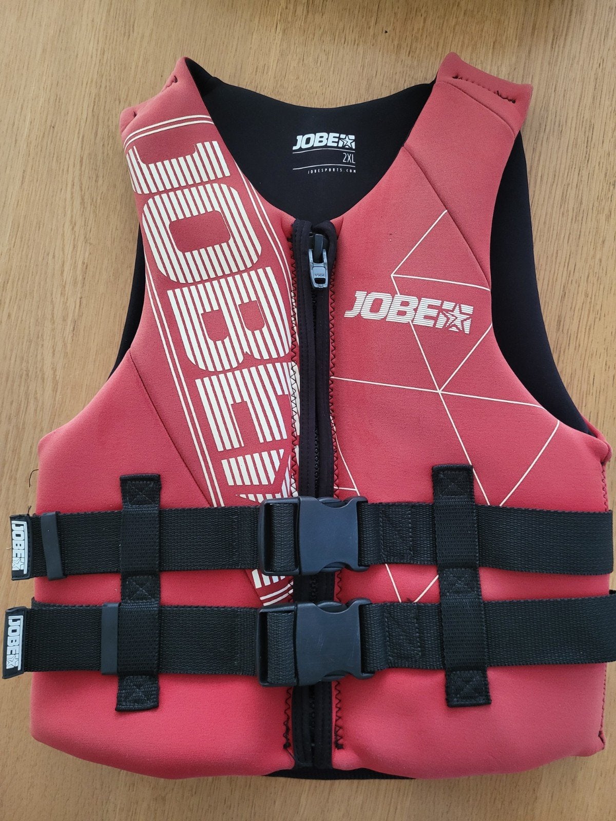 Jobe Zwemvest Kinderen XXL (35-45kg) - Rood Neopreen, Gebruikt, Kind, Reddingsvest of Zwemvest, Jobe