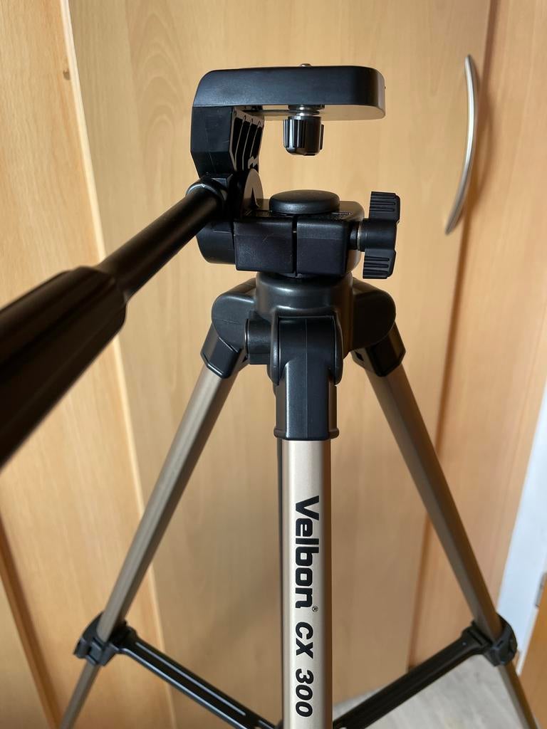 Velbon CX 300 driepoot statief, Ophalen of Verzenden, Zo goed als nieuw, Minder dan 150 cm, Driepoot