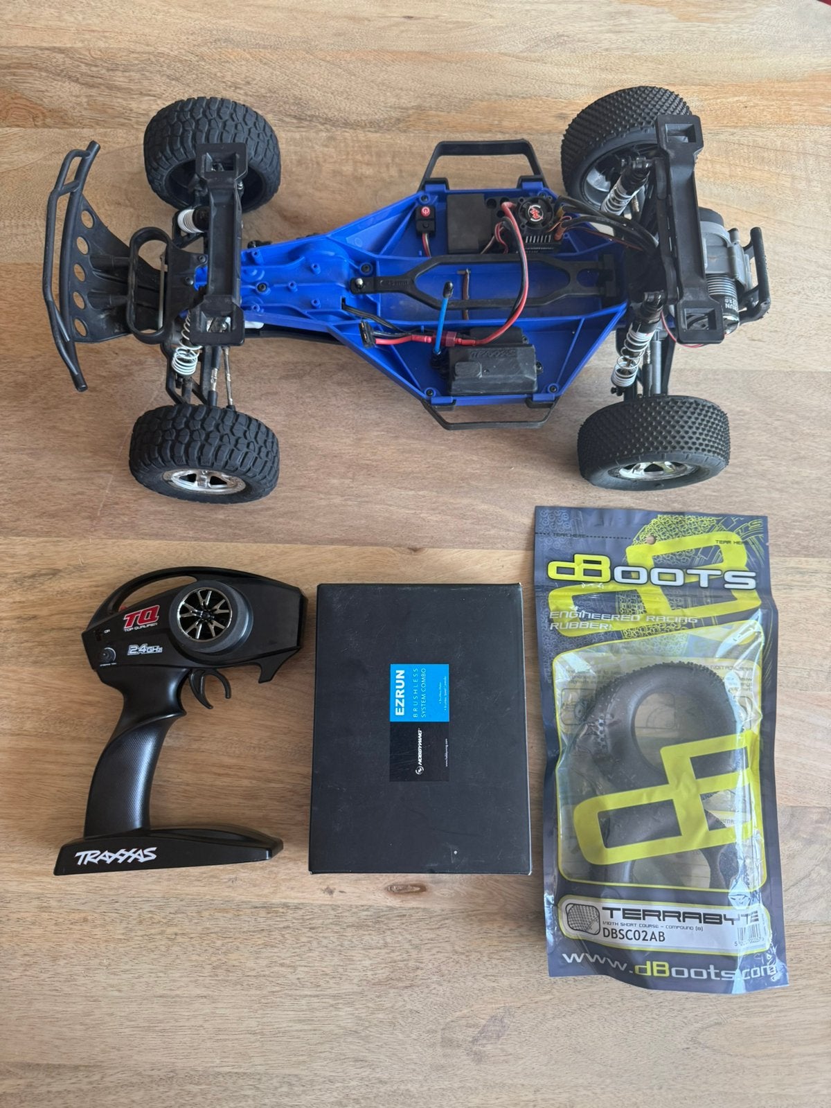 Traxxas slash 2wd met hobbywing max10 3300kv, Ophalen of Verzenden, Zo goed als nieuw, Overige schalen, Auto offroad