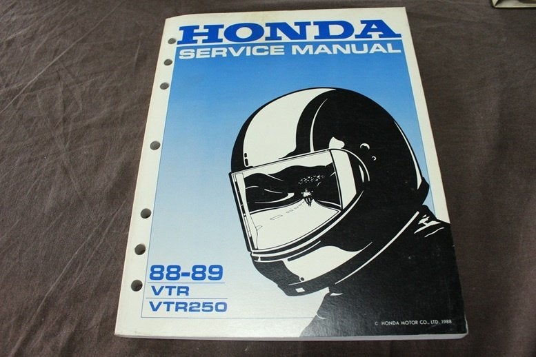 Honda VTR250 1988-1989 motorcycle service manual VTR 250, Ophalen of Verzenden, Honda