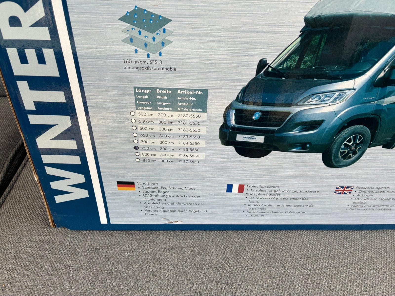 ‼️Dakhoes caravan winter 7.5m Hindermann nieuw in doos ‼️, Ophalen of Verzenden, Nieuw