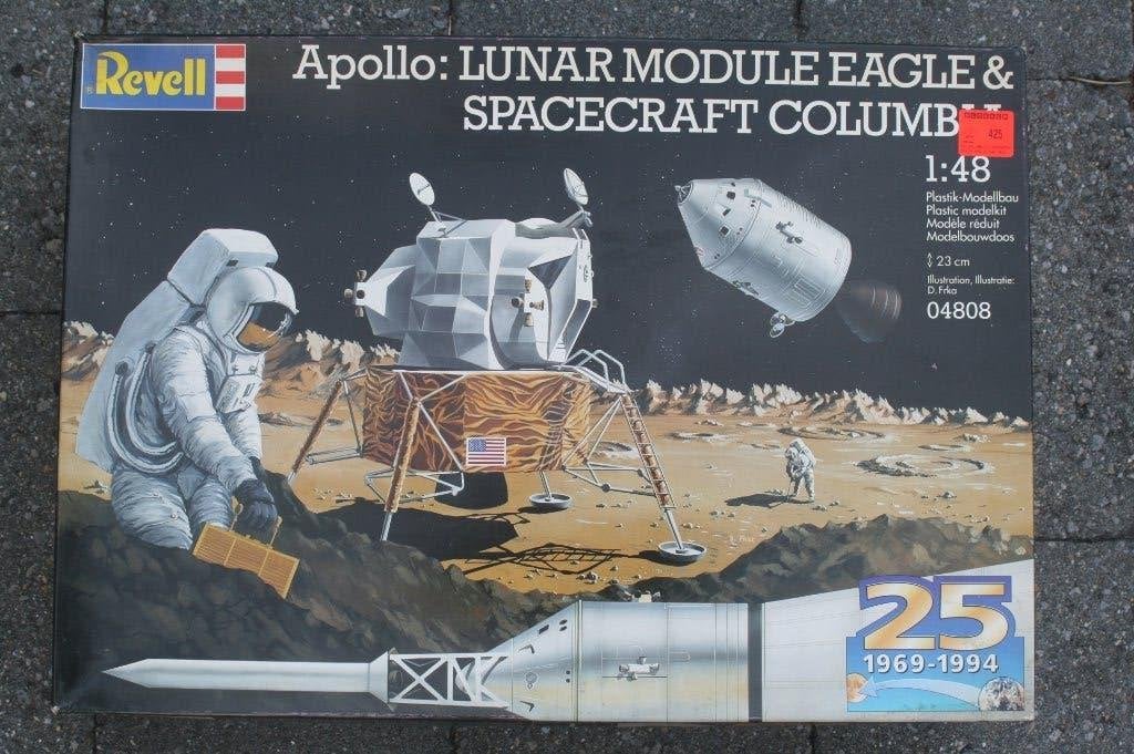 Revell Apollo Lunar module & spacecraft ZELDZAAM (1994), 1:72 tot 1:144, Verzenden, Revell, Zo goed als nieuw