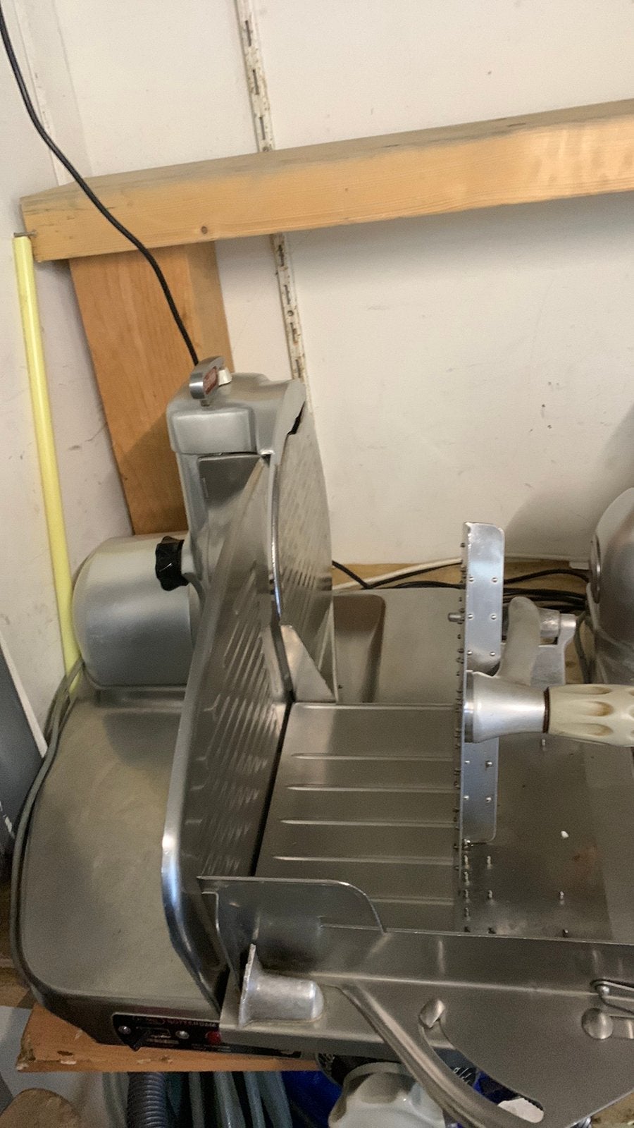 Berkelsnijmachine, Ophalen, Gebruikt