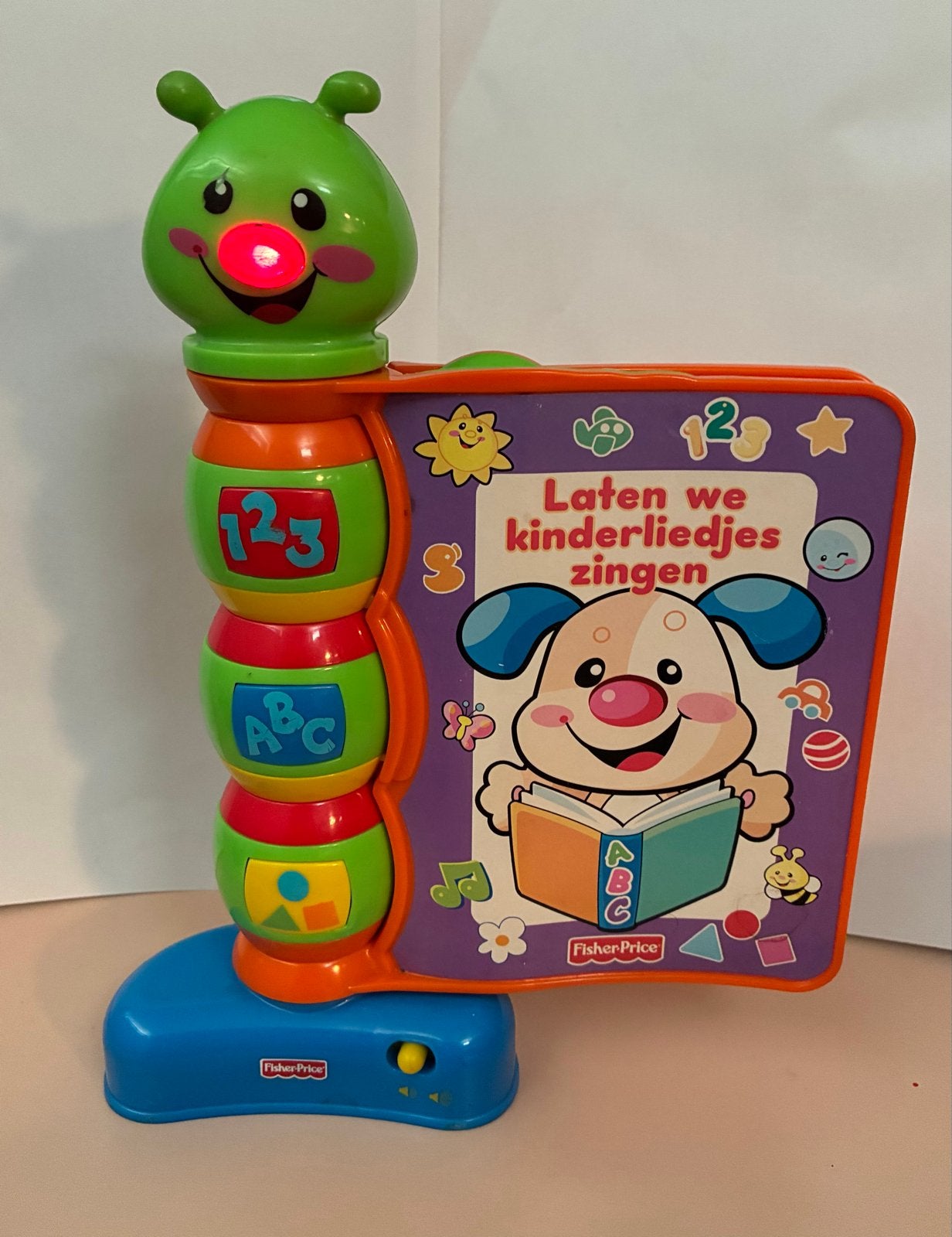 Fisher-Price Zingende Rups Boekje - Interactief Speelgoed, Ophalen, Zo goed als nieuw, Overige typen, Met licht