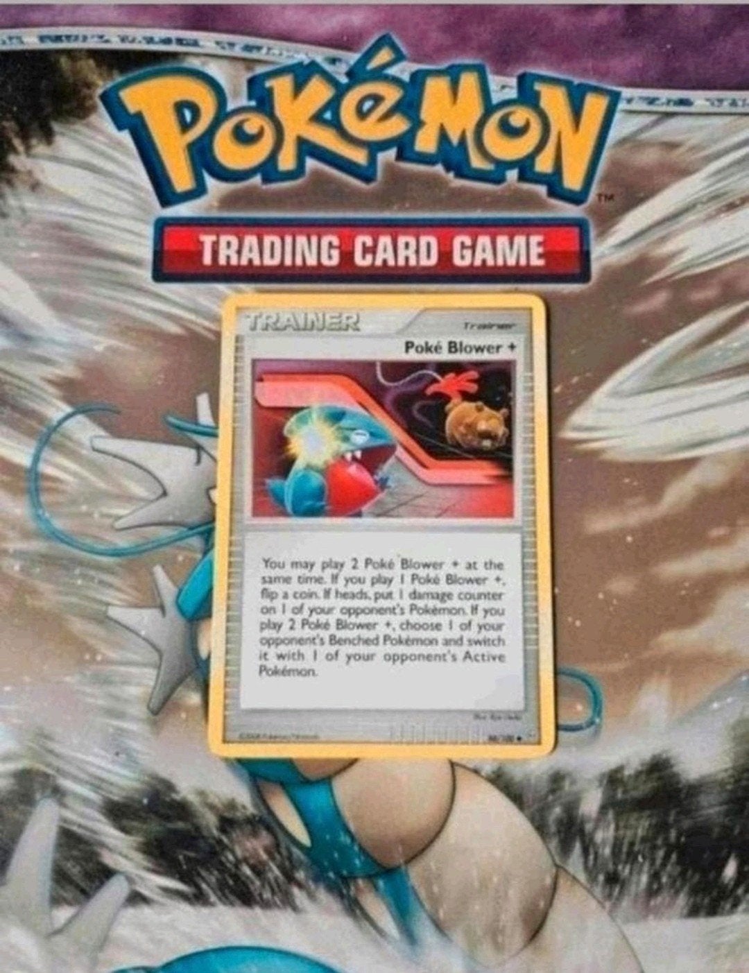 Poke blower + 88/100 Diamond&Pearl Stormfront pokemon kaart, Ophalen of Verzenden, Gebruikt, Losse kaart
