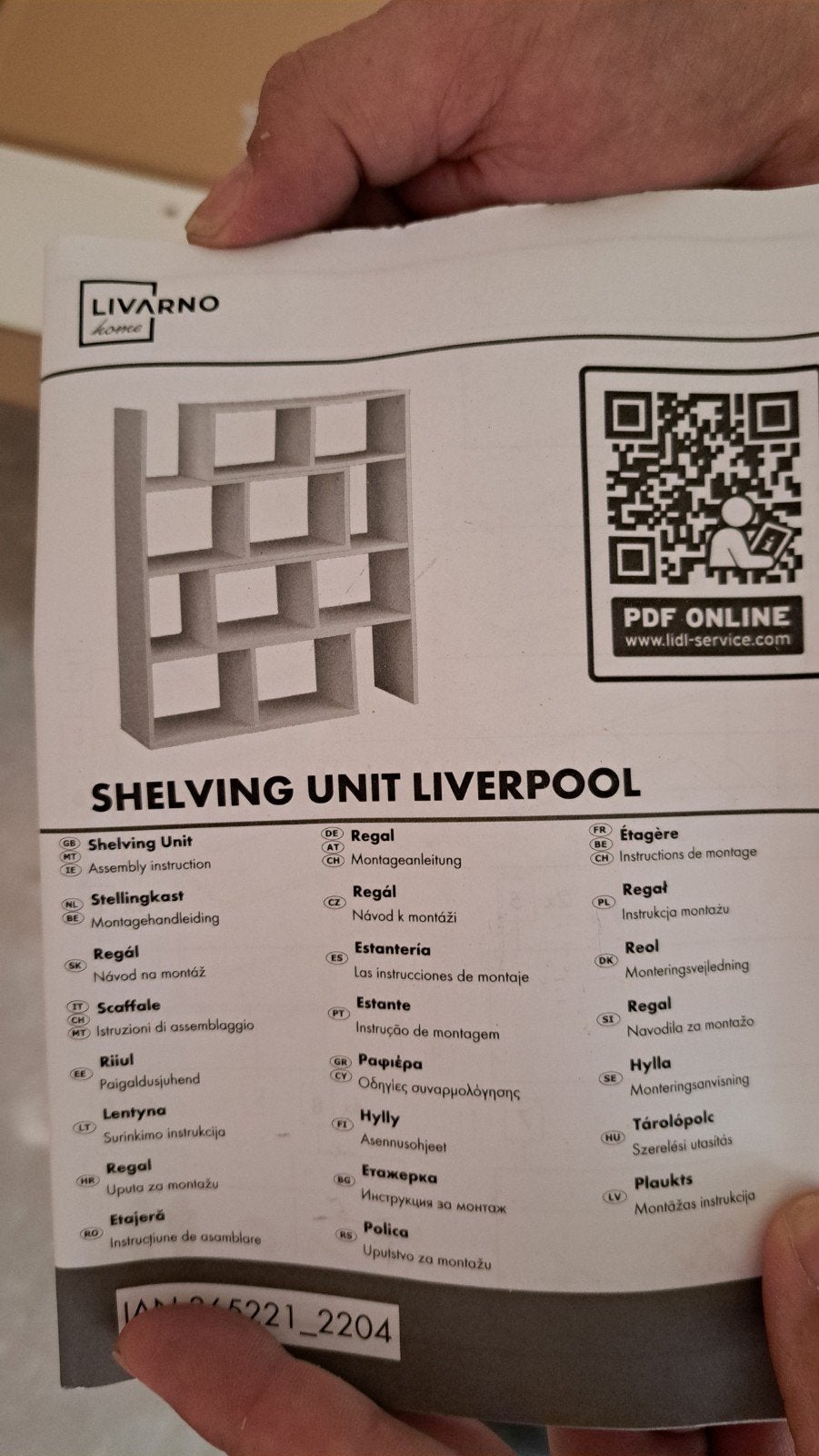 LIVARNO HOME Liverpool Stellingkast - Nieuw in doos, Met plank(en), Modern, functioneel, 100 tot 150 cm, Nieuw