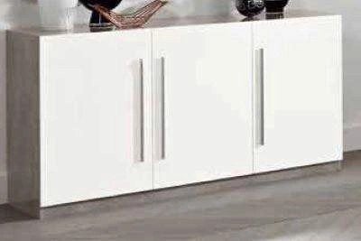 Dressoir Klein Giethoorn Marmer Wit, Ophalen, Overige materialen, 100 tot 150 cm, Zo goed als nieuw