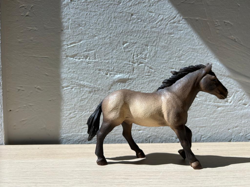 Schleich muller exclusieve quarter, Ophalen of Verzenden, Zo goed als nieuw, Paard, Beeldje of Figuurtje