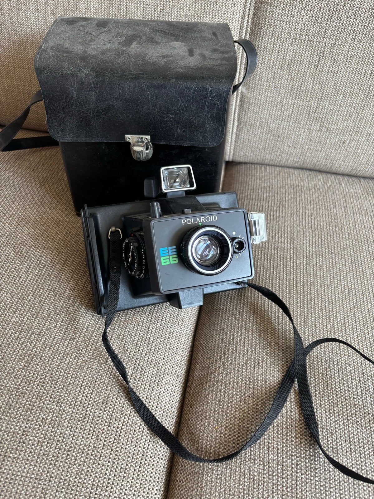 Vintage Polaroid Land Camera 1000 met tas, Ophalen, Gebruikt, Polaroid