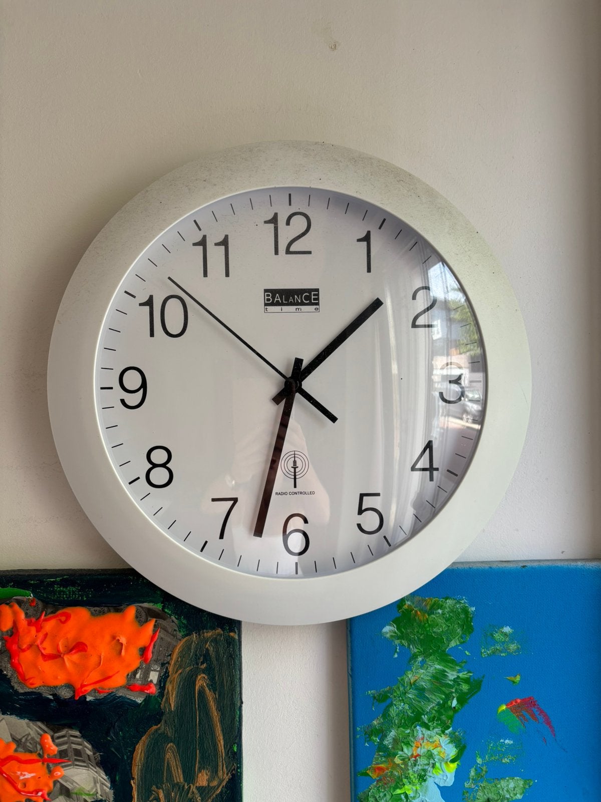 Klok, Huis en Inrichting, Woonaccessoires | Klokken, Ophalen, Gebruikt, Wandklok