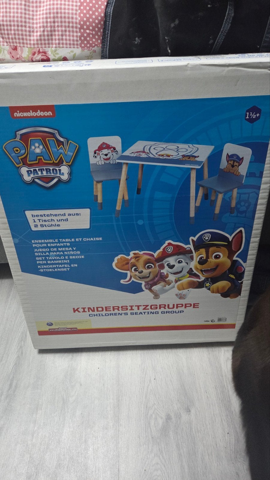 Paw Patrol Kindertafel en Stoelen Set - Nieuw in Doos, Ophalen of Verzenden, Nieuw, Tafel(s) en Stoel(en)