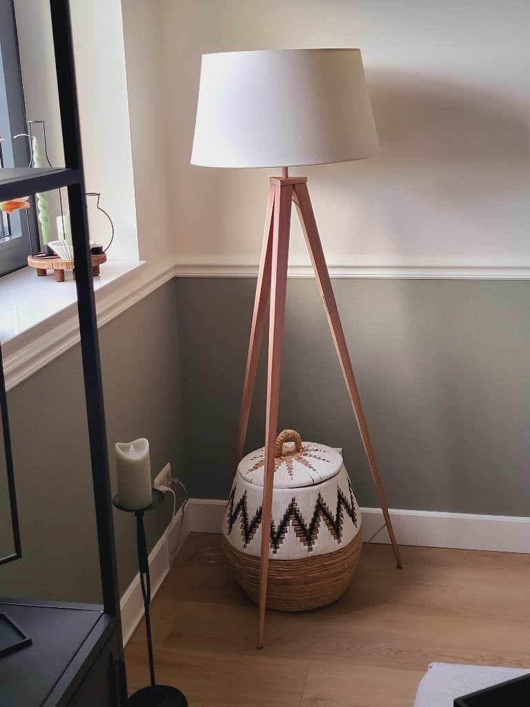 Staande lamp, Huis en Inrichting, Gebruikt, 100 tot 150 cm, Metaal, Tijdloos - Modern.
