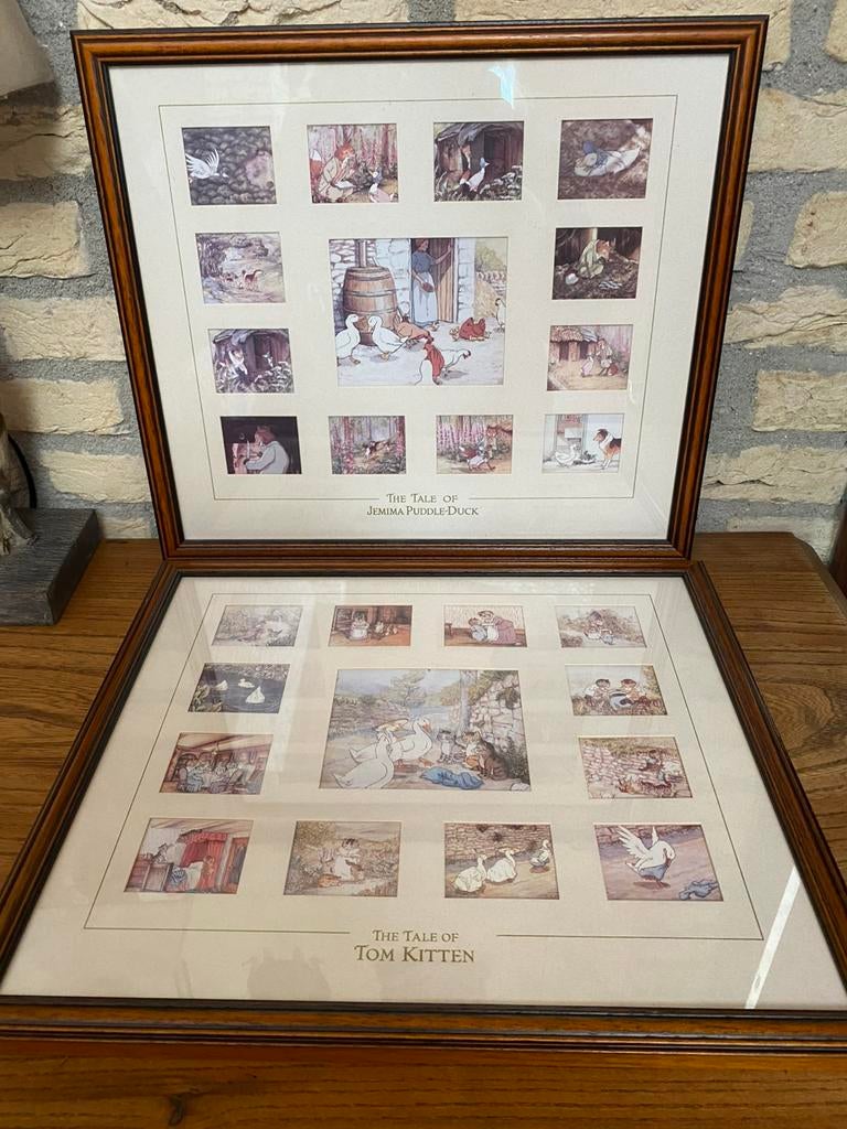 Beatrix Potter lijsten, Kinderen en Baby's, Ophalen of Verzenden, Gebruikt, Wanddecoratie