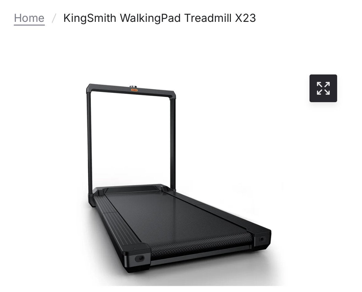KING SMITH WalkingPad X23, Ophalen, Zo goed als nieuw, Loopband