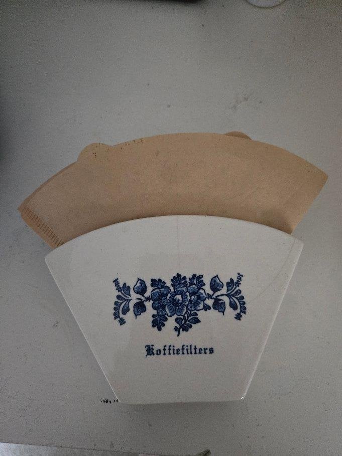 koffiefilter houder, Ophalen, Gebruikt