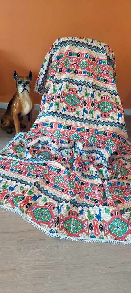 Nieuw Vintage Sprei & Bank kleed •  Tapijt • 200 x 250 cm, Eu, Overige typen, Overige materialen, Ophalen of Verzenden