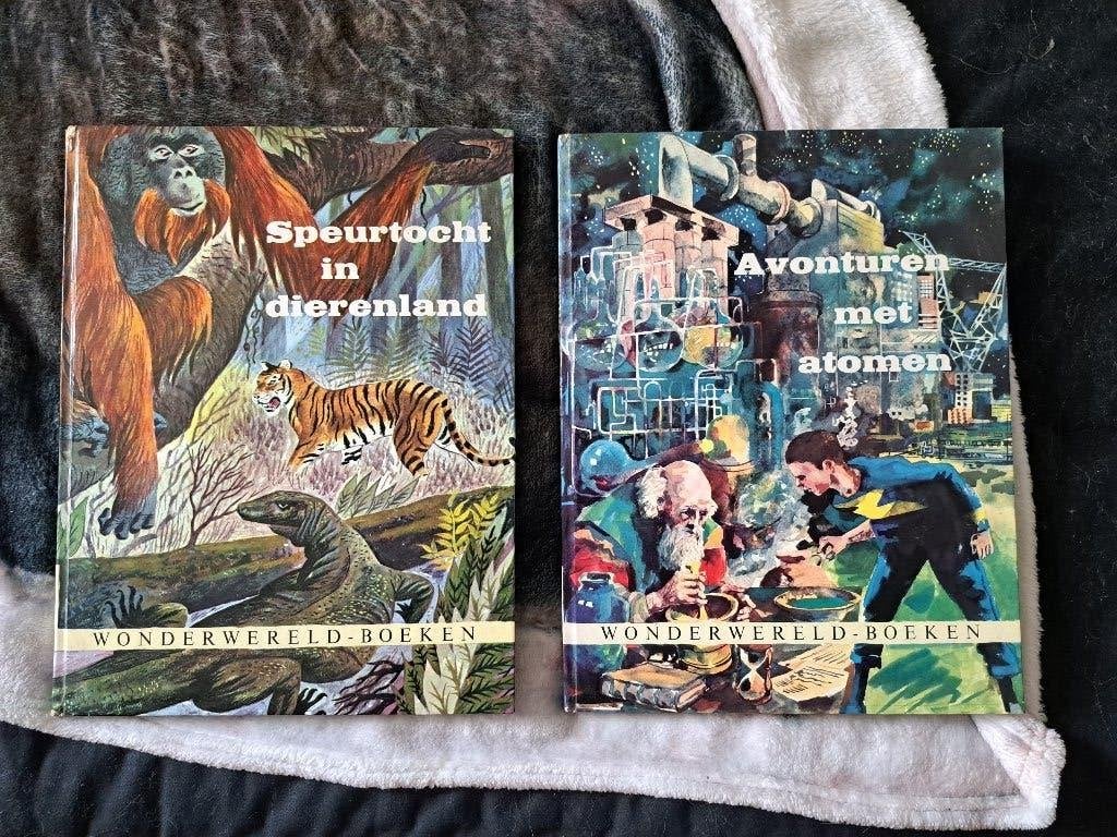 Wonderwereld Speurtocht in Dierenland & Avonturen met Atomen, Boeken, Non-fictie, Verzenden, Onbekend, Gelezen
