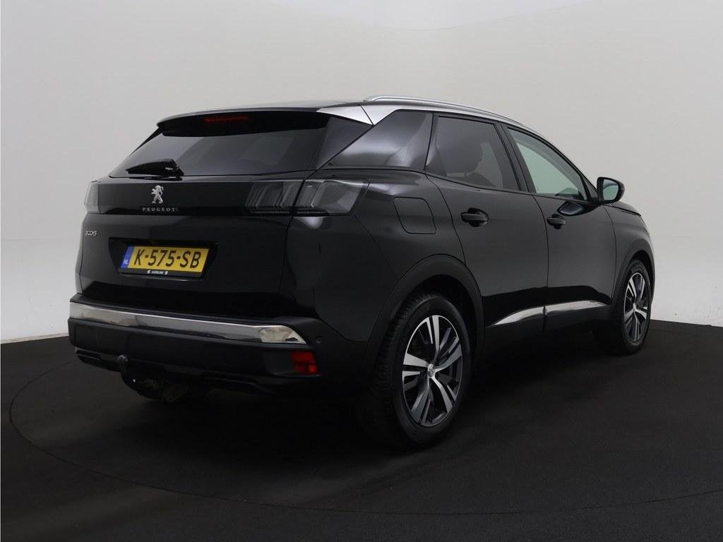 Peugeot 3008 1.2 Turbo 130 PK Automaat Premium Trekhaak/Came, Auto's, Peugeot, Gebruikt, 1199 cc, Leder en Stof, Zwart