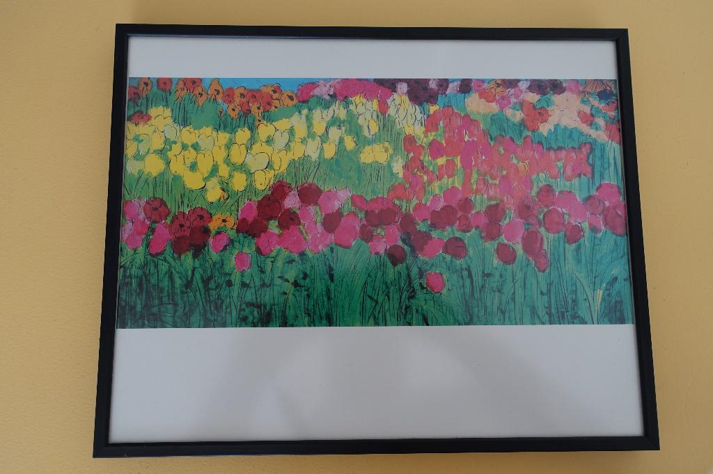 Walasse Ting Tulpen Voorjaar ingelijst, Antiek en Kunst, Ophalen