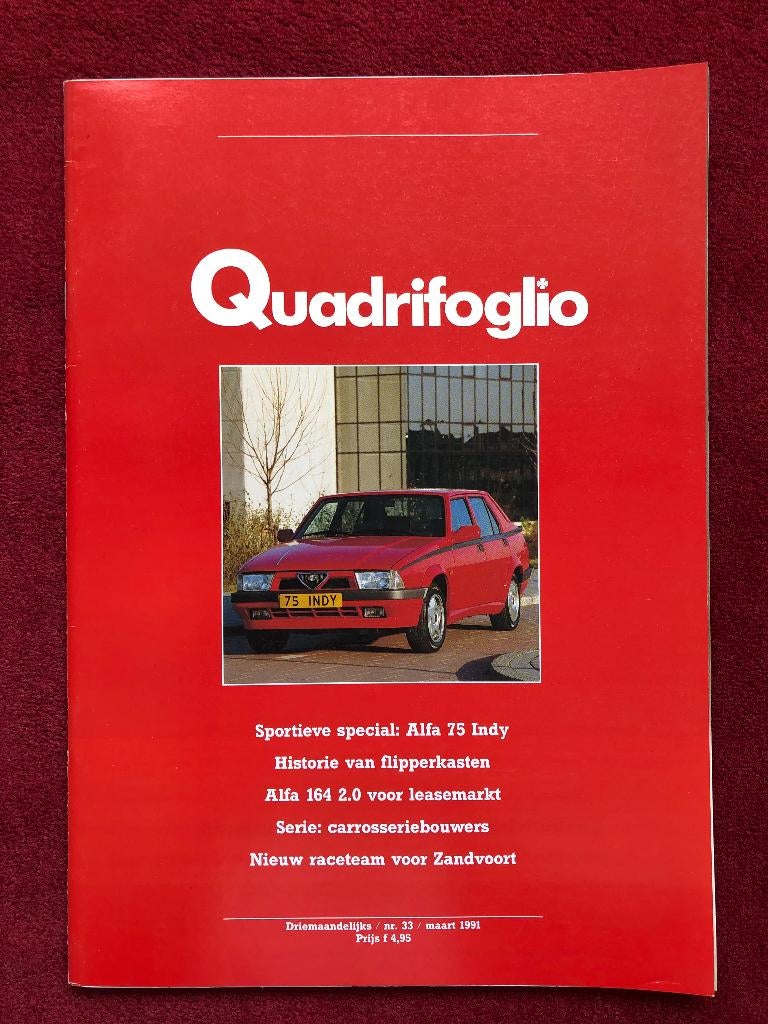 Alfa Romeo tijdschrift Quadrifoglio nr. 33 juni 1991, Nieuw, Alfa Romeo, Verzenden, Alfa Romeo