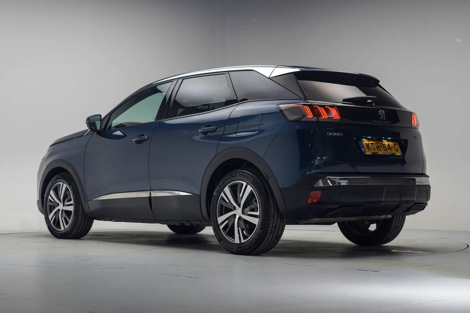 Peugeot 3008 Hybrid 180 Allure Pack [ Navi Apple/Android Cli, Auto's, Blauw, Plug-in hybride, Bedrijf, Hybride Elektrisch/Benzine