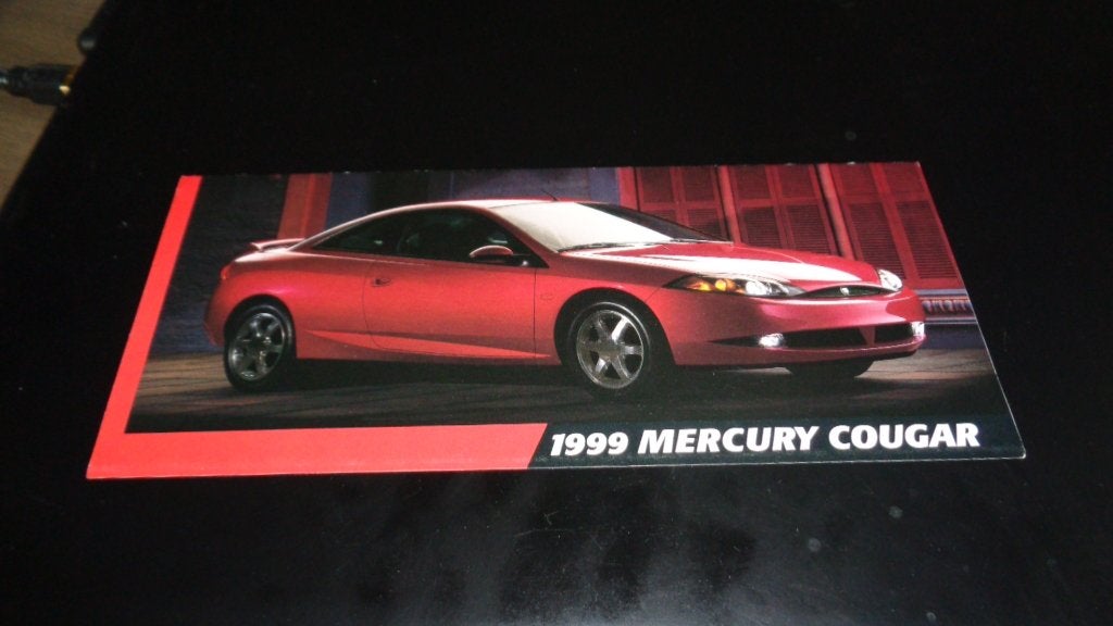ZELDZAME USA Folder  MERCURY  COUGAR  ,  1999, Verzenden, Nieuw, Overige merken
