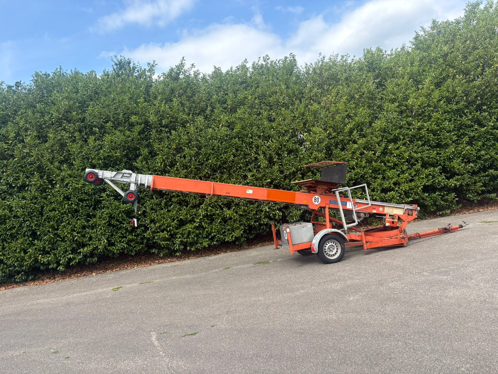 Bocker 26m ladderlift/pannenlift, Ophalen