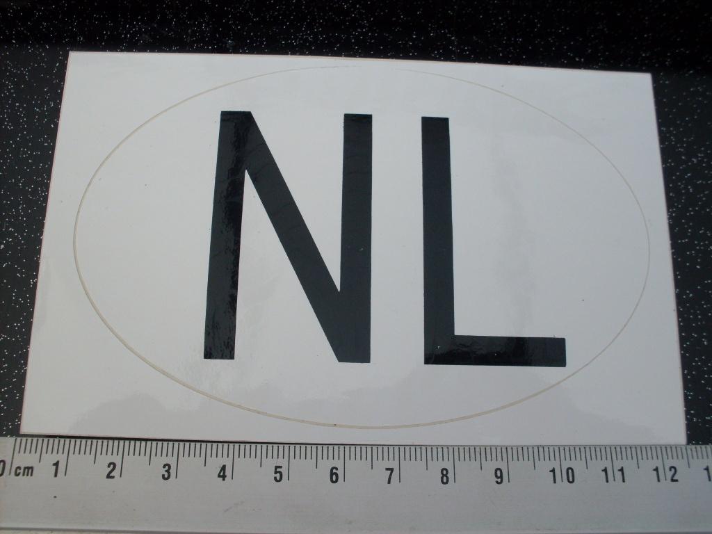 sticker NL nederland holland ovaal, Verzenden, Zo goed als nieuw, Overige typen
