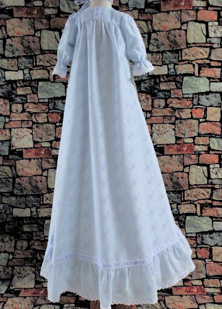 Doopjurkje Sal   56  babyblauw. nieuw, Ophalen of Verzenden, Nieuw, Jongetje of Meisje, Jurkje of Rokje
