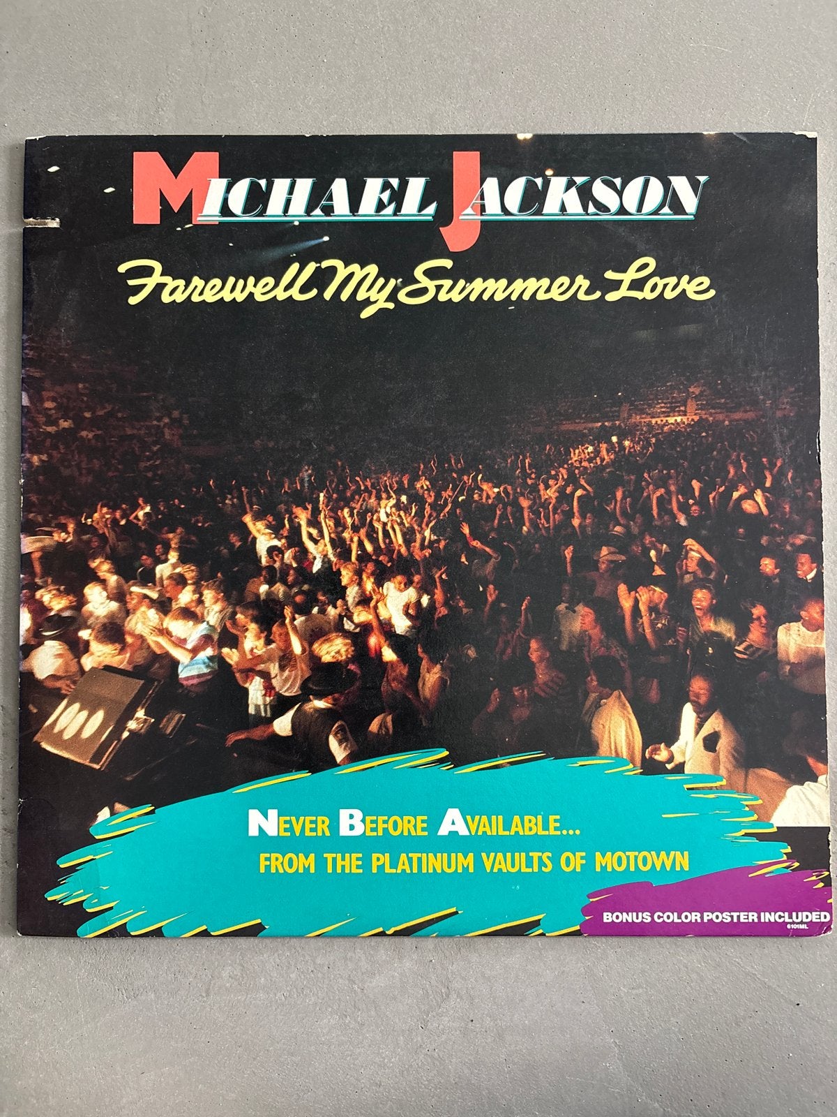 Michael Jackson - Farewell My Summer Love LP (incl. poster), LP, Gebruikt, Ophalen of Verzenden, 12 inch