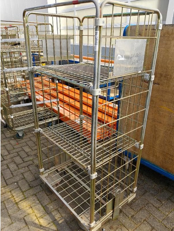 Rolcontainer Wascontainer, 100 liter of meer, Ophalen, Gebruikt, Transportkar