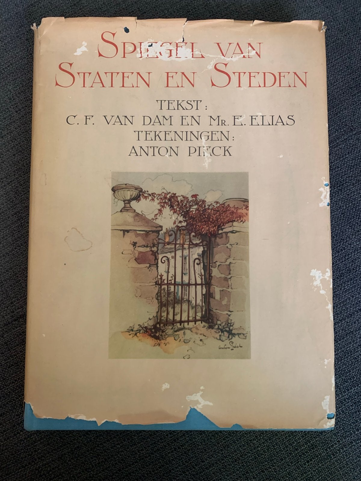 Spiegel van Staten en Steden - Anton Pieck (1942), Ophalen of Verzenden, Gelezen, Nederland